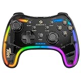 Zebronics MAX FURY Transparent RGB LED Illuminated Wired Gamepad 999