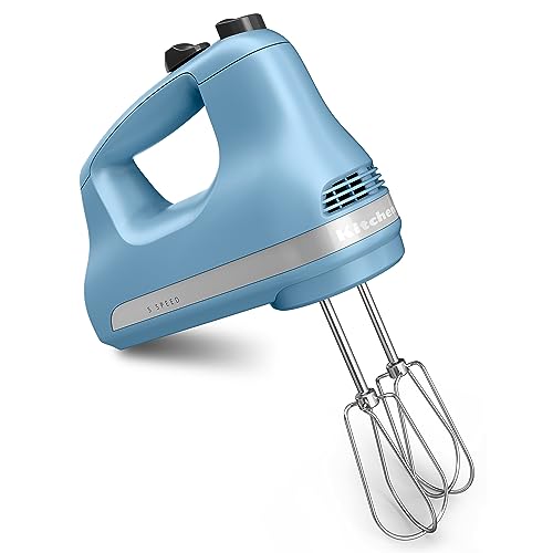 KitchenAid 5-Speed Ultra Power Hand Mixer - KHM512, Velvet Blue