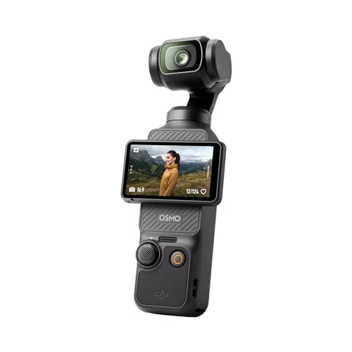 DJI Osmo Pocket 3, Vlogging Camera with 1'' CMOS & 4K/120fps Video, 3-Axis Stabilization, Fast Focusing, Face/Object Tracking, 2" Rotatable Touchscree