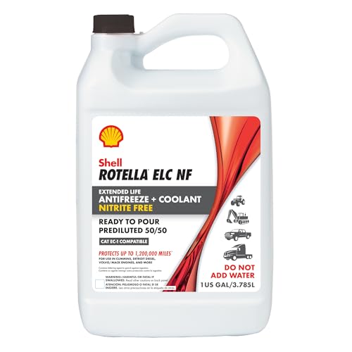 Shell Rotella Nitrite-Free Extended Life ELC Coolant 50/50, 1 Gallon