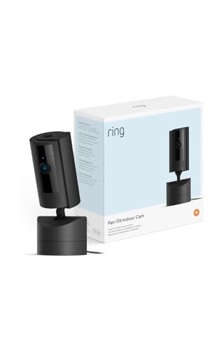 🔥 STARKER PREIS (-42%) Bewegliche Ring-Innenkamera (Pan-Tilt Indoor Camera) von Amazon | Plug-in-Sicherheitskamera für Haustierbesitzer | 360° schwenkbar, 169° neigbar | 30 Tage Ring Protect