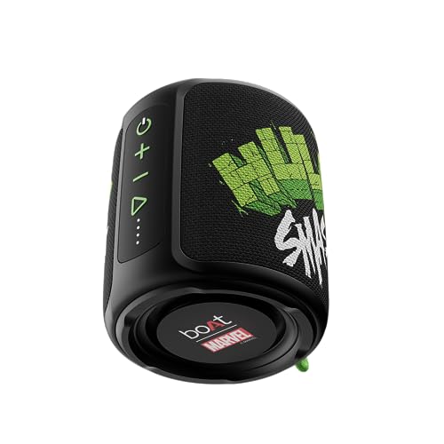 Boat Stone 352 Bluetooth Speaker with 10W RMS Stereo Sound, TWS Feature, Up to 12H Total Playtime, Multi-Compatibility Modes and Type-C Charging(Green
