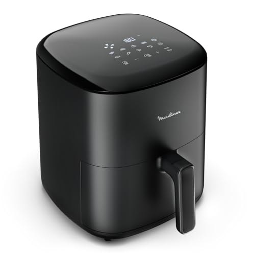 🔥 STARKER PREIS (-53%) Moulinex Easy Fry Max 5L – Luftfritteuse für schnelles Kochen, Energieeinsparung bis zu 70%, intuitives Bedienfeld, 10 automatische Programme, bis zu 6 Personen, digitales Rezeptbuch, EZ2458