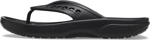 Crocs Unisex Via Flips Sandals Black Men 9 Women 11 Medium