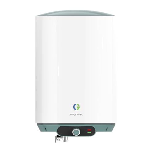 CG-Magnamix 25 Ltr Storage Water Heater (Geyser) | 5 Star Rated | High Rise Compatible | Glasslined Tank | Copper Element | Rust Proof Body | 100% Cop