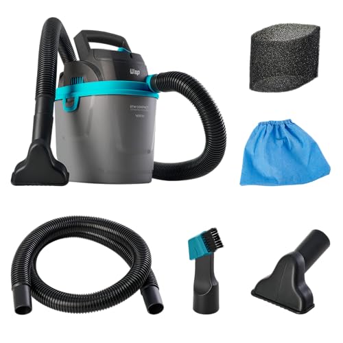 WAP Aspirador de Pó e Água Barril GTW COMPACT, Compacto, 5,5 Litros, com Filtro Lavável, 150mbar 1400W 220V