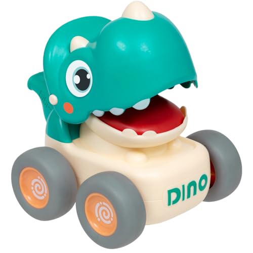 Buba, Carrinho Dino Com Friccao E Apito Verde Esc.