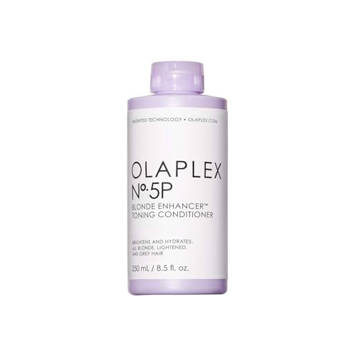 Olaplex No. 5P Blonde Enhancer Purple Toning Conditioner, Repairs, Hydrates, & Brightens All Blonde, Lightened, & Grey Hair, 8.5 fl oz
