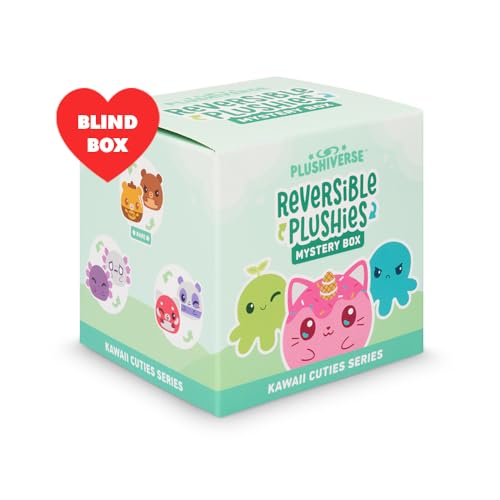 TeeTurtle Plushiverse - 3 Inch Reversible Plushie - Plushie Mystery Box - Kawaii Cuties - Surprise Soft Stuffed Animal
