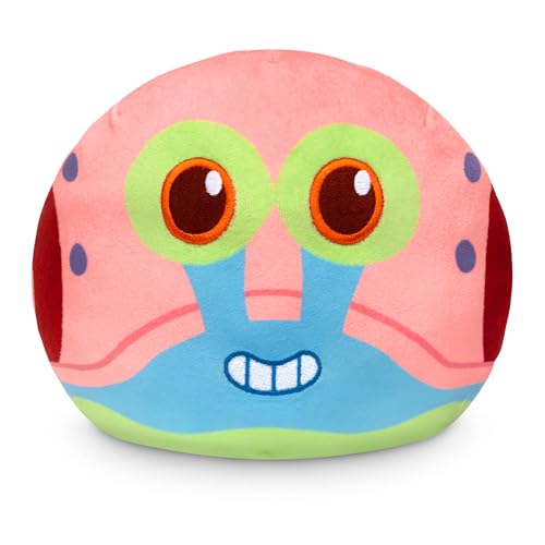 TeeTurtle Reversible Spongebob Squarepants Gary 4-Inch Two-Sided Flip Plush Toy with Embroidered Details - Cute Mini Col