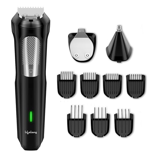 Lifelong Trimmer for Men All in One|Trimmer Men Beard| Full Body Groomer for Man, Grooming Kit for Hair, Nose, Ear, Private Parts|Shaving Machine with