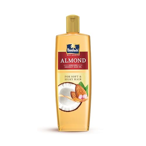 Parachute Advansed Almond enriched Coconut Hair Oil with Vitamin E 300ml|Nourishes & Softens Hair | Helps Control Hair Fall| Helps Promotes Hair Growt