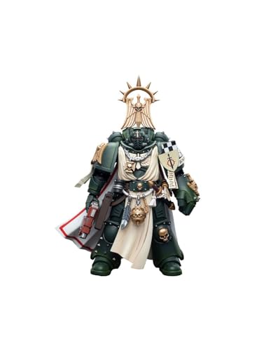 JOYTOY 1/18 Warhammer 40,000 4 inch Action Figure Dark Angels Master with Power Fist Feirros Collection Model