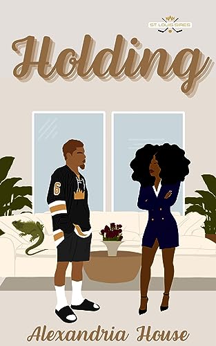 Holding book cover