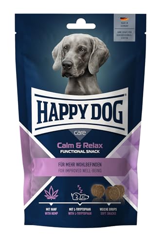 🔥 SELTEN SO GÜNSTIG (-50%) Happy Dog Care Snack Calm & Relax mit Hanf, 100 g Hundesnack