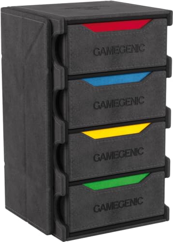 Gamegenic Token’s Lair - Premium All-in-One Token Box with Integrated Dice Tray