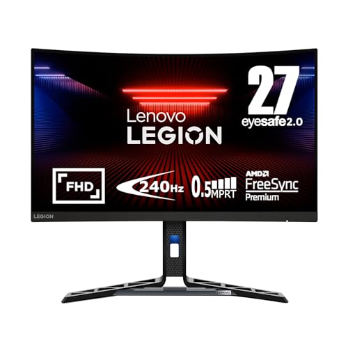 Lenovo Legion R27fc-30 27-Inch FHD 280Hz Curved Gaming Monitor