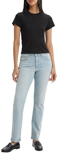 🔥 STARKER PREIS (-69%) Levi's Damen Jeanshose Classic Mid Rise, Straight Fit, Blau (Indigo Imagin), W31/L30