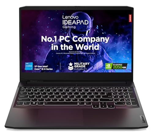 Lenovo IdeaPad Gaming 3 11th Gen Intel Core i5-11320H 15.6" (39.62cm) FHD IPS 60Hz Gaming Laptop (8GB/512GB SSD/Windows 11/NVIDIA RTX 2050 4GB/Alexa/3