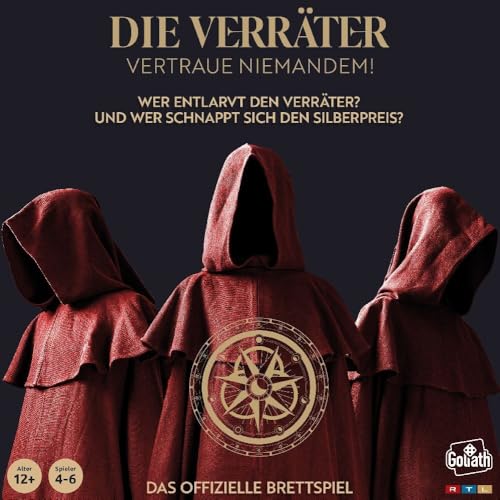 (-60%) Goliath Die Verräter, Brettspiele für Kinder ab 12 Jahren, Gesellschaftsspiele für 4 – 6 Spieler, Das Spiel basiert auf der gleichnamigen TV-Serie