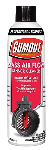 Gumout 540041 Professional Formula Mass Air Flow Sensor Cleaner Spray, 11 oz – Safely Cleans Delicate MAF Sensors to Improve Engine Performance, Restore Power, Reduce Hesitation and Boost Fuel Economy