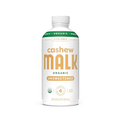 Malk Organic Unsweetened Cashew Malk, 28 Fz