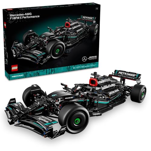 LEGO Technic Mercedes-AMG F1 W14 E Performance Model Car Kits - Formula 1 Building Sets for Adults, Ages 18+ - Gift for Men & Women - Race Car W/Realistic Details - 42171