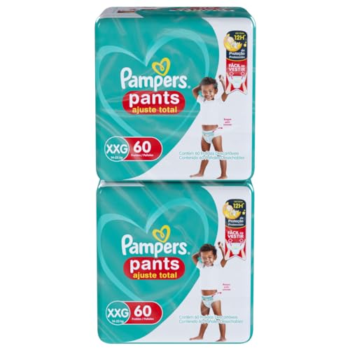 RECORRÊNCIA Fralda Pampers Pants Ajuste Total XXG 120 Unidades