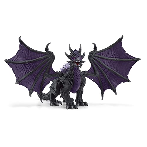 Schleich Eldrador Dragon Toy for Boys and Girls, Shadow Dragon Action Figure with Movable Wings, Ages 7+