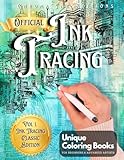 Ink Tracing Coloring Book, Follow the White Lines to Reveal a Unique City. A New Concept for the Reverse Coloring Book: Pen and Ink Art, Fantasy ... Color Book (Ink Tracing Beyond Lines)