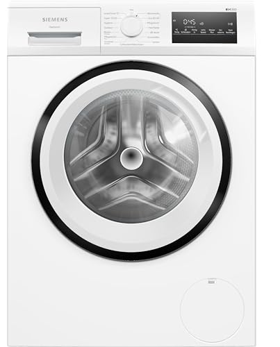 ⚡ BLITZDEAL (-40%) Siemens WM14N225 Waschmaschine iQ300, Frontlader mit 8kg Fassungsvermögen, 1400 UpM, speedPack L, smartFinish, Outdoor-Programm, LED-Display, Weiß, 60cm