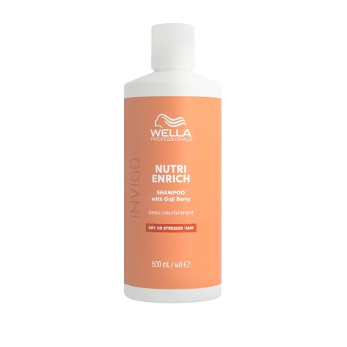 (-46%) Wella Professionals Invigo Nutri Enrich Shampoo – Feuchtigkeitsspendendes Tiefenreinigungsshampoo für strapaziertes Haar – Intensivpflege – 500 ml