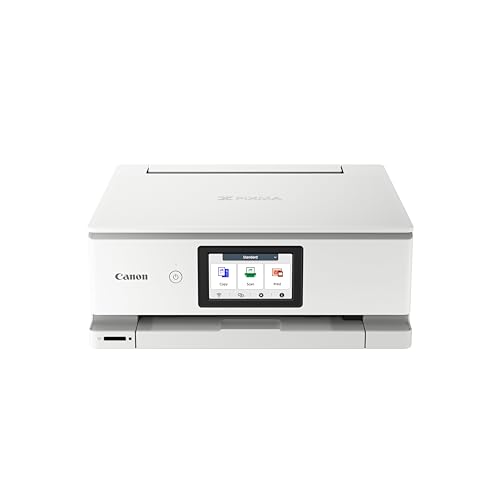 Canon PIXMA TS8751 Multifunktionsdrucker 3in1 (Tintenstrahl,Drucken, Kopieren, Scannen, A4, 10,8 cm Touch LCD, WLAN, Duplexdruck, 2 Papierzuführungen,