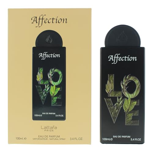 Lattafa Pride Affection Eau de Parfum Spray for Unisex, 3.4 Ounce