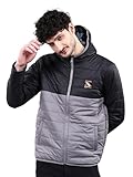 The Indian Garage Co Men Regular Fit Colourblocked Puffer Jackets