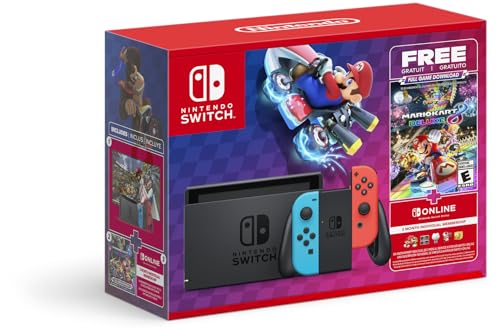 Nintendo Switch™ Mario Kart™ 8 Deluxe Bundle (Full Game Download + 3 Mo. Nintendo Switch Online Membership Included)