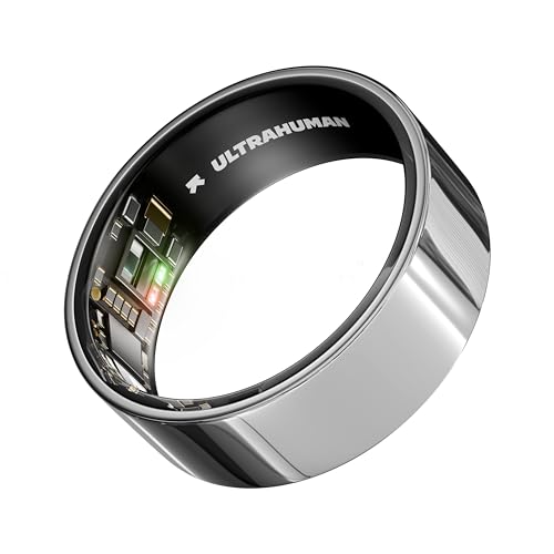 ULTRAHUMAN Ring AIR – Sleep and Fitness Tracker, Smart Ring for Men and Women, No app fee for Standard Features, Up to 6 Days Battery Life (Size 7)
