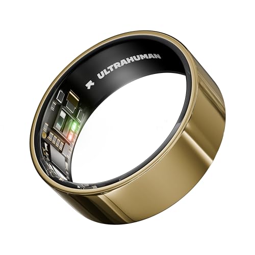 ULTRAHUMAN Ring AIR – Sleep and Fitness Tracker, Smart Ring for Men and Women, No app fee for Standard Features, Up to 6 Days Battery Life (Size 6)