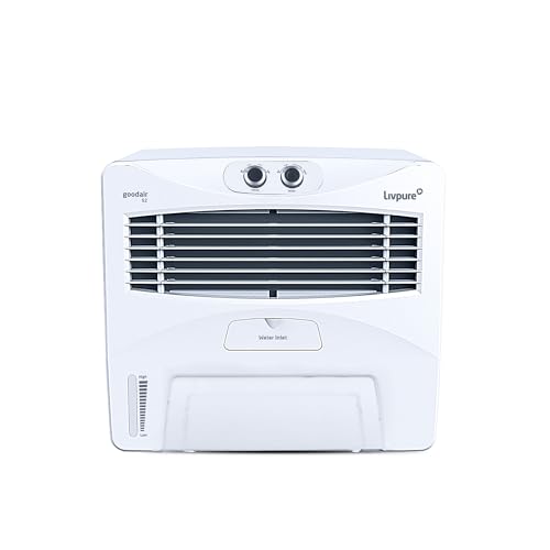Livpure GoodAir Window 52L Air Cooler | 188 Sq. Ft. Area Coverage| 190 Watt Motor with Overload Protection |Inverter Compatible|Woodwool Cooling Pads 