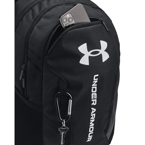 Under Armour Unisex-Adult Hustle 6.0 Backpack, (002) Black/Black/White, One Size Fits MostNike, Unisex, Varsity Elite B