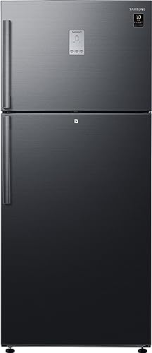 Samsung 530 L, 1 Star, Optimal Fresh+, Digital Inverter, Frost Free Double Door Refrigerator (RT56C637SBS/TL, Black Inox)