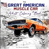 The Great American Muscle Car - Adult Coloring Book