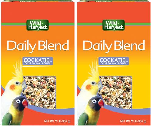 Daily Blend Diet Bird Nutrition, 2 Pound (Pack of 2), Orange, 32 Ounce