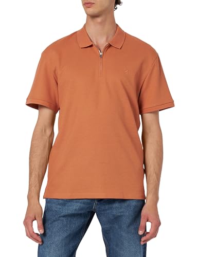 (-40%) JACK & JONES Herren JPRCCJOHNNY Half Zip SS Polo SN Poloshirt, Sunburn,S