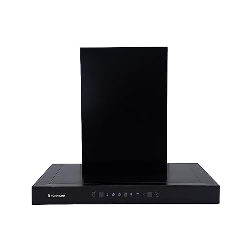 Wonderchef Ultima D-Lite 60cm 1400 m3/hr Auto Clean Curved Glass Chimney | Baffle Filter | Powerful suction | Touch + 3 speed Motion Sensor control | 