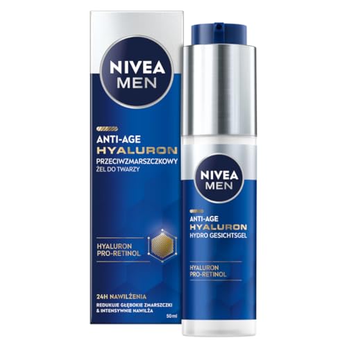 (-25%) NIVEA MEN Anti-Aging Hyaluron Hydro Gesichtsgel, 50 ml