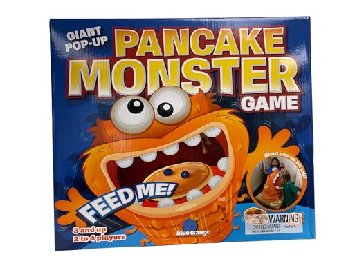 Pancake Monster Hilarious Interactive Tactile Toy Game for Kids by Blue Orange Games for 2 to 4 Players Ages 3 & Up.