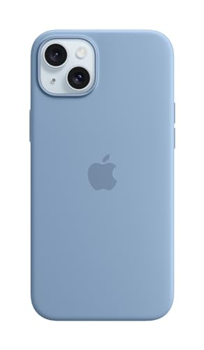 Apple iPhone 15 Plus Silicone Case with MagSafe - Winter Blue