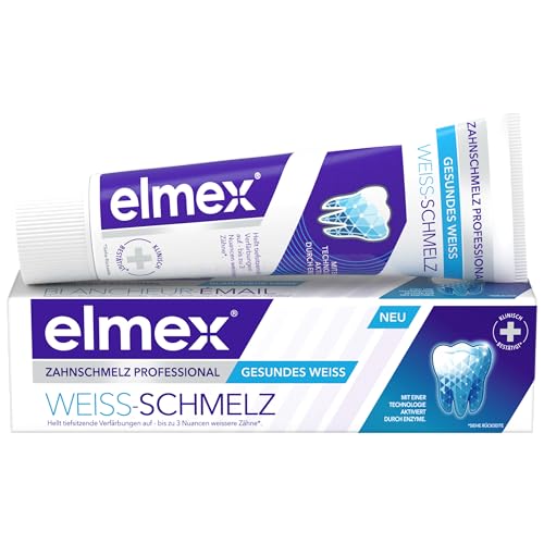 (-28%) elmex Zahnpasta Weiss-Schmelz, für bis zu 3 Nuancen Weißere Zähne, 75 ml