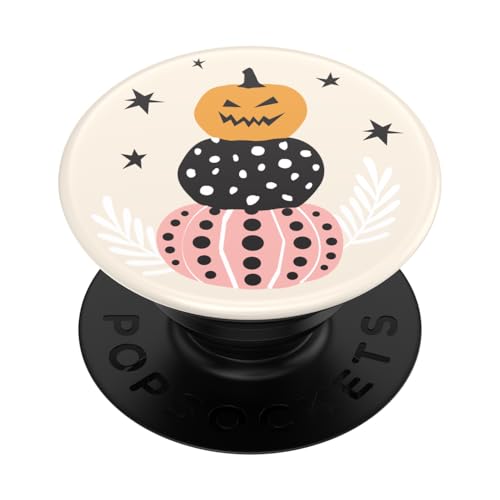 ​​​​PopSockets Phone Grip with Expanding Kickstand, Adhesive Grip - Pumpkin Stack